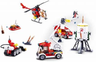 LEGO - kompatibilní, počet figurek/dílků: 5/490