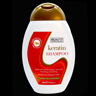 Beauty Formulas Šampón s keratinem pro poškozené vlasy 250ml