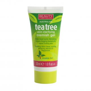 BEAUTY FORMULAS TEA TREE Čistící gel na pleť 30 ml