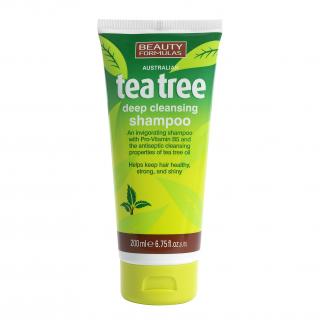 BEAUTY FORMULAS TEA TREE Čistící šampon na vlasy 200 ml