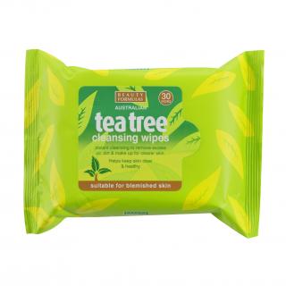 BEAUTY FORMULAS TEA TREE Čistící ubrousky na obličej 30 ks