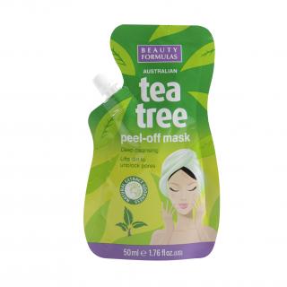 BEAUTY FORMULAS TEA TREE Pleťová maska 50 ml