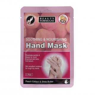 Beauty Formulas Zklidňující a vyživující maska na ruce (1 pár)