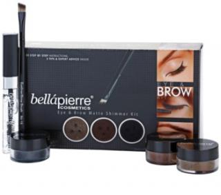 BELLÁPIERRE COSMETICS EYE & BROW MATTE SHIMMER KIT SADA NA OČI A OBOČÍ