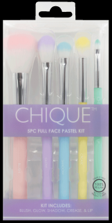 CHIQUE™ 5PC Full Face Pastel Kit - Sada kosmetických štětců na líčení - 5ks