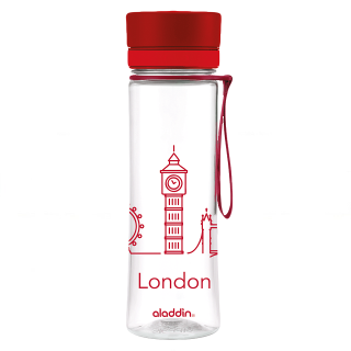 ALADDIN AVEO Limited láhev London 600ml červená