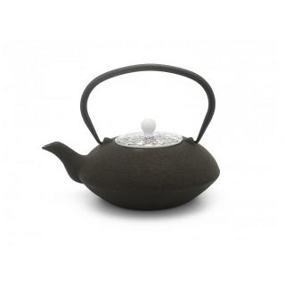 Bredemeijer Konvička na čaj s porcelánovým víkem Yantai 1,2l hnědá