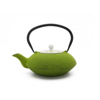 Bredemeijer Konvička na čaj s porcelánovým víkem Yantai 1,2l zelená