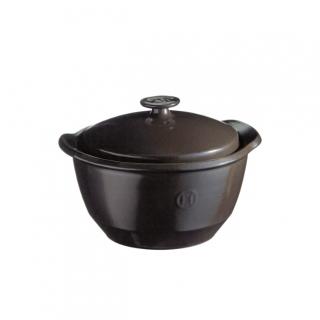 Hrnec s poklicí One Pot, 2 l, antracitová Charcoal, e-balení - Emile Henry