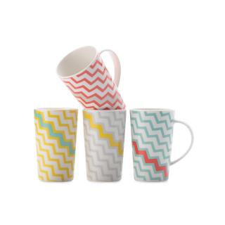 Maxwell &amp; Williams MUGS Set 4 hrnků Colour Bolt v dárkovém balení 420ml