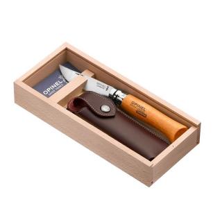 OPINEL VRN N°08 Carbon pouzdro, dřevěný box