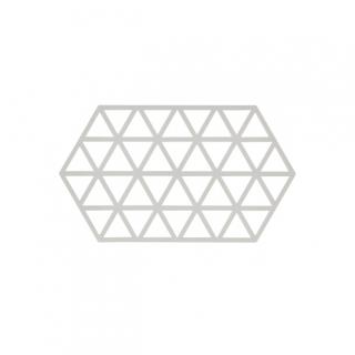 Silikonová podložka pod hrnec Triangles 1 ks, teple šedá - Zone Denmark