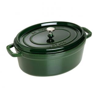 Staub Cocotte hrnec oválný 31 cm/5,5l bazalka