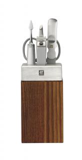 Zwilling BT Manicure TWINOX manikúra koupelnový stojan 5 ks dřevo 97345-000