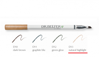 DR.BELTER® Linie GreenTec Make-Up BIO OČNÍ LINKA / STÍNY V TUŽCE SE ŠTĚTEČKEM Odstín: D13 natural highlight