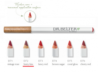 DR.BELTER® Linie GreenTec Make-Up KONTUROVACÍ TUŽKA NA RTY A K VYBARVENÍ RTŮ Odstín: D72 berry kiss