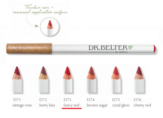 DR.BELTER® Linie GreenTec Make-Up KONTUROVACÍ TUŽKA NA RTY A K VYBARVENÍ RTŮ Odstín: D73 fancy red