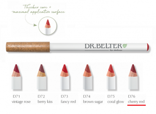 DR.BELTER® Linie GreenTec Make-Up KONTUROVACÍ TUŽKA NA RTY A K VYBARVENÍ RTŮ Odstín: D76 cherry red