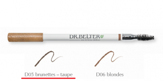 DR.BELTER® Linie GreenTec Make-Up TUŽKA NA OBOČÍ S KARTÁČKEM Odstín: D05 brunettes - taupe