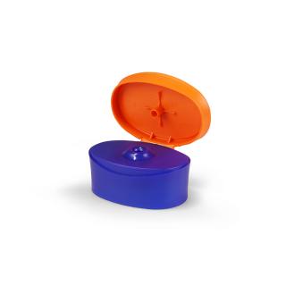 Uzávěr flip top narážecí k PET 300ml Barva: Modro-oranžový
