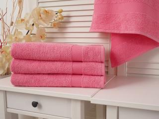 Bavlněný froté ručník 50x100 Adria - Světle růžový