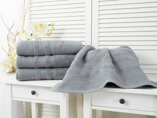 Bavlněný froté ručník 50x100 Luxury - Grey