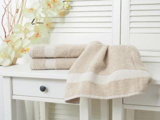 Bavlněný froté ručník Adria - Kávový Rozměr: 30 x 50