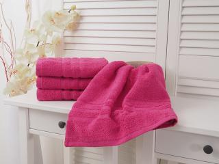 Bavlněný froté ručník Classic - Purpurový Rozměr: 30 x 50