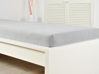 Prostěradlo FROTÉ dětské - Šedá Rozměr: 70 x 140