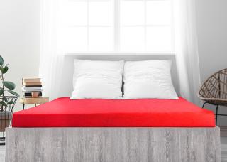Prostěradlo Froté PERFECT - Červená Rozměr: 140 - 160 x 200