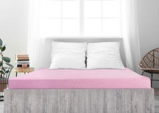 Prostěradlo Froté PERFECT - Růžová Rozměr: 140 - 160 x 200