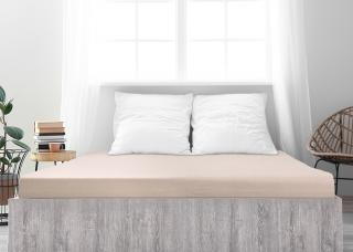 Prostěradlo Jersey bavlna IDEAL - Kávová Rozměr: 90 x 200