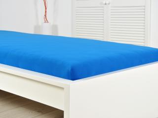 Prostěradlo Jersey bavlna IDEAL - Královská modř Rozměr: 160 x 200