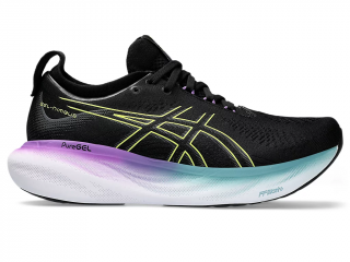 Asics Gel-Nimbus 25 black glow yellow dámské Velikost: 38