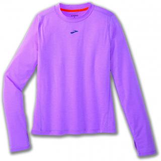 Brooks High Point LS triko dámské Barva: Fialová, Velikost: XL
