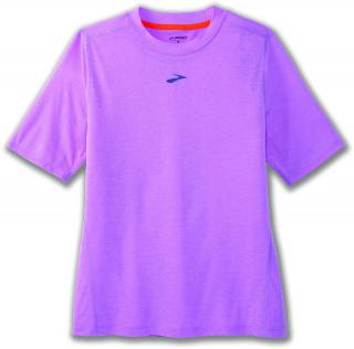Brooks High Point SS triko dámské Barva: Fialová, Velikost: XL