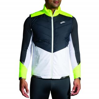 Brooks Run Visible Vest bunda pánská Barva: černá/bílá, Velikost: XL