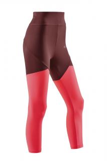 CEP běžecké kalhoty 7/8 Ultralight dámské Určení: dámské, Barva: dark red/pink, Velikost: L