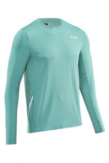 CEP Běžecké tričko s dlouhým rukávem pánské Barva: ocean, Velikost: L