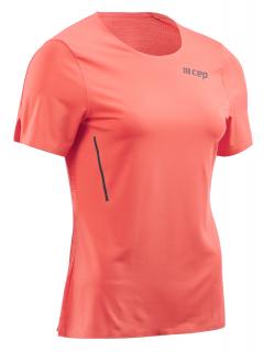 CEP Běžecké tričko s krátkým rukávem coral dámské Barva: korálová, Velikost: L