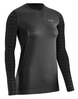 CEP Běžecké tričko Ultralight s dlouhým rukávem dámské Barva: Černá, Velikost: L