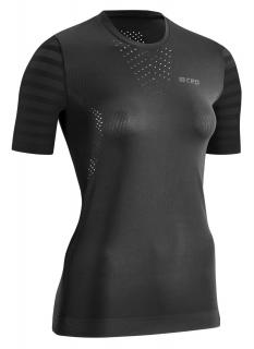 CEP Běžecké tričko Ultralight s krátkým rukávem dámské Barva: Černá, Velikost: L