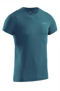 CEP Běžecké tričko Ultralight s krátkým rukávem pánské Určení: pánské, Barva: petrol, Velikost: L