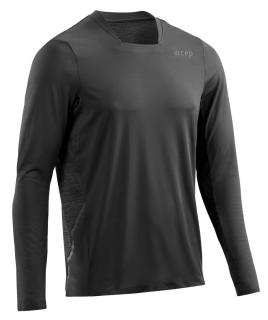 CEP Běžecké triko s dlouhým rukávem pánské Určení: pánské, Barva: Černá, Velikost: XL
