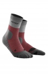 CEP Vysoké outdoorové Light Merino ponožky dámské Barva: berry/grey, Velikost: III