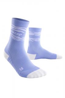 CEP Vysoké ponožky Animal dámské Barva: sky / white, Velikost: IV