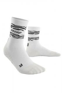 CEP Vysoké ponožky Animal dámské Barva: white / black, Velikost: III