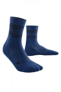 CEP Vysoké ponožky Animal pánské Barva: dark blue / black, Velikost: III