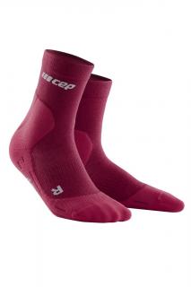 CEP Vysoké zimní ponožky Cold weather dámské Barva: Červená, Velikost: III