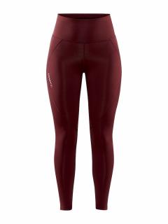 Craft ADV Essence High Waist Tights kalhoty dámské Barva: Červená, Velikost: L